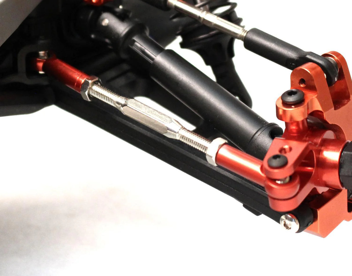 Racers Edge Slash 2/4WD Aluminum Camber / Steering Links (pr) - Red - RCE1852R