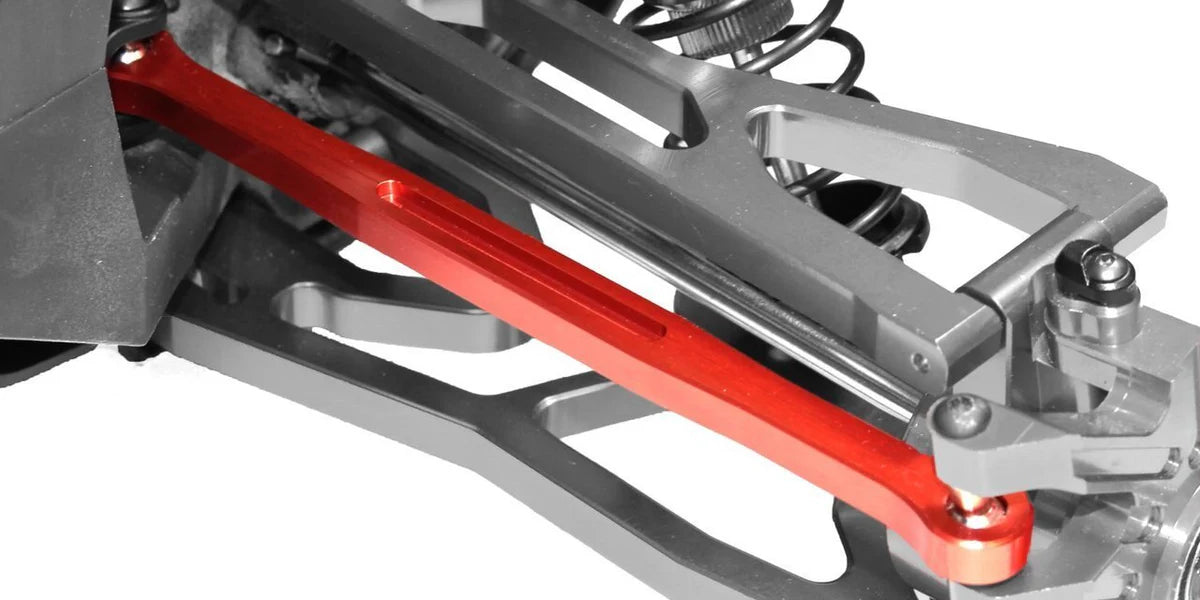 Racers Edge X-Maxx Aluminum Toe Links (pr.) - Red - RCE1906R