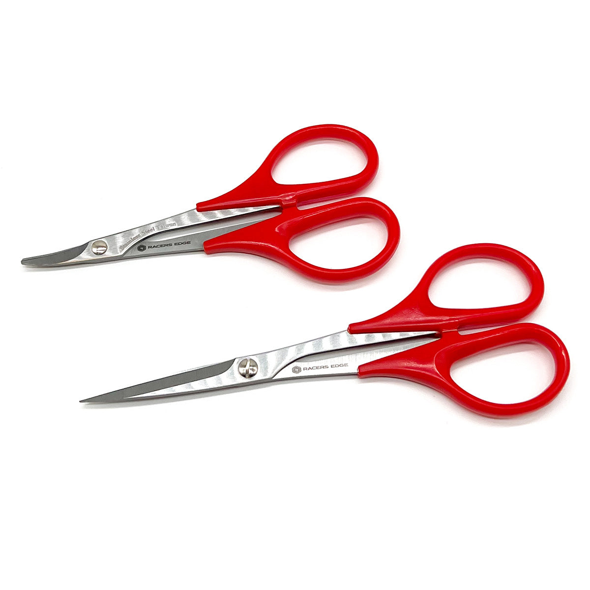 Racers Edge Curved & Straight Lexan Scissors Set