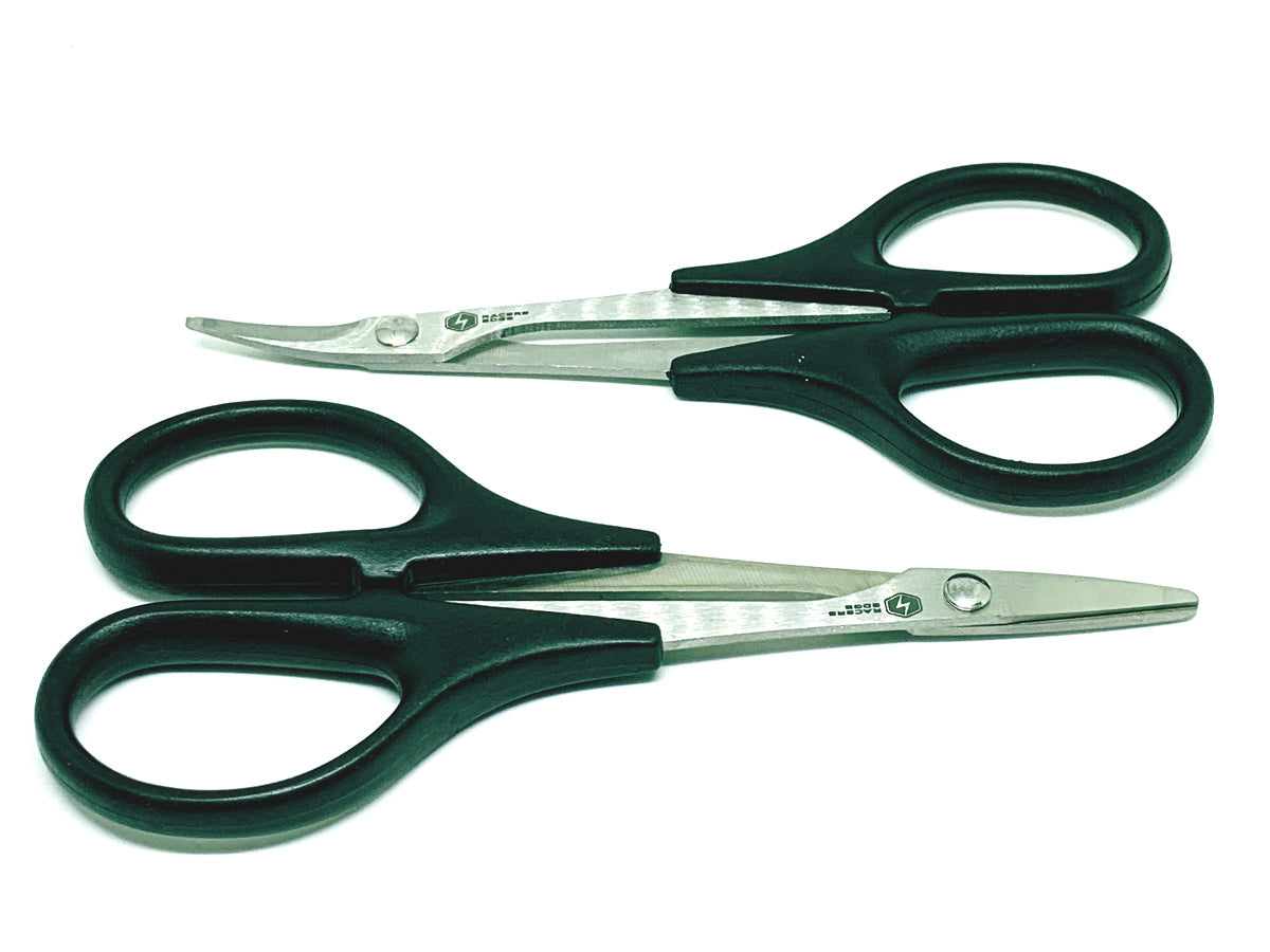 Racers Edge High Speed Steel Curved Scissor & Straight Scissor Set (2pcs)