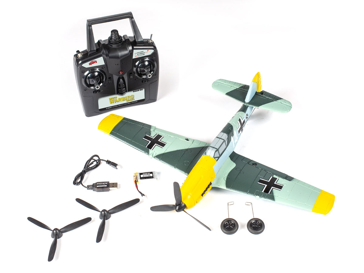 Rage RC Messerschmitt Bf 109 Micro RTF Airplane w/PASS - RGRA1304
