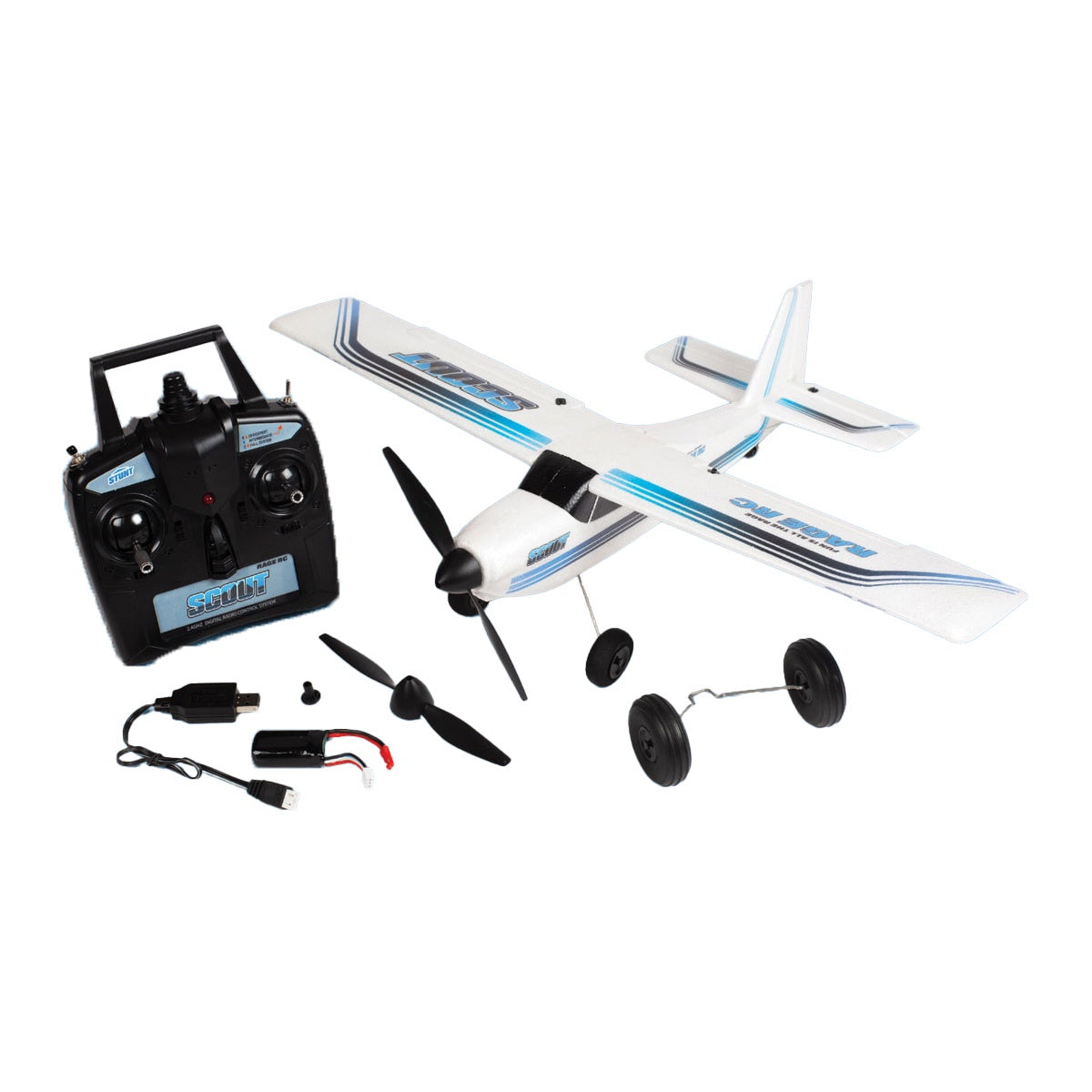 Rage RC Scout 500mm Brushless RTF Sport Airplane