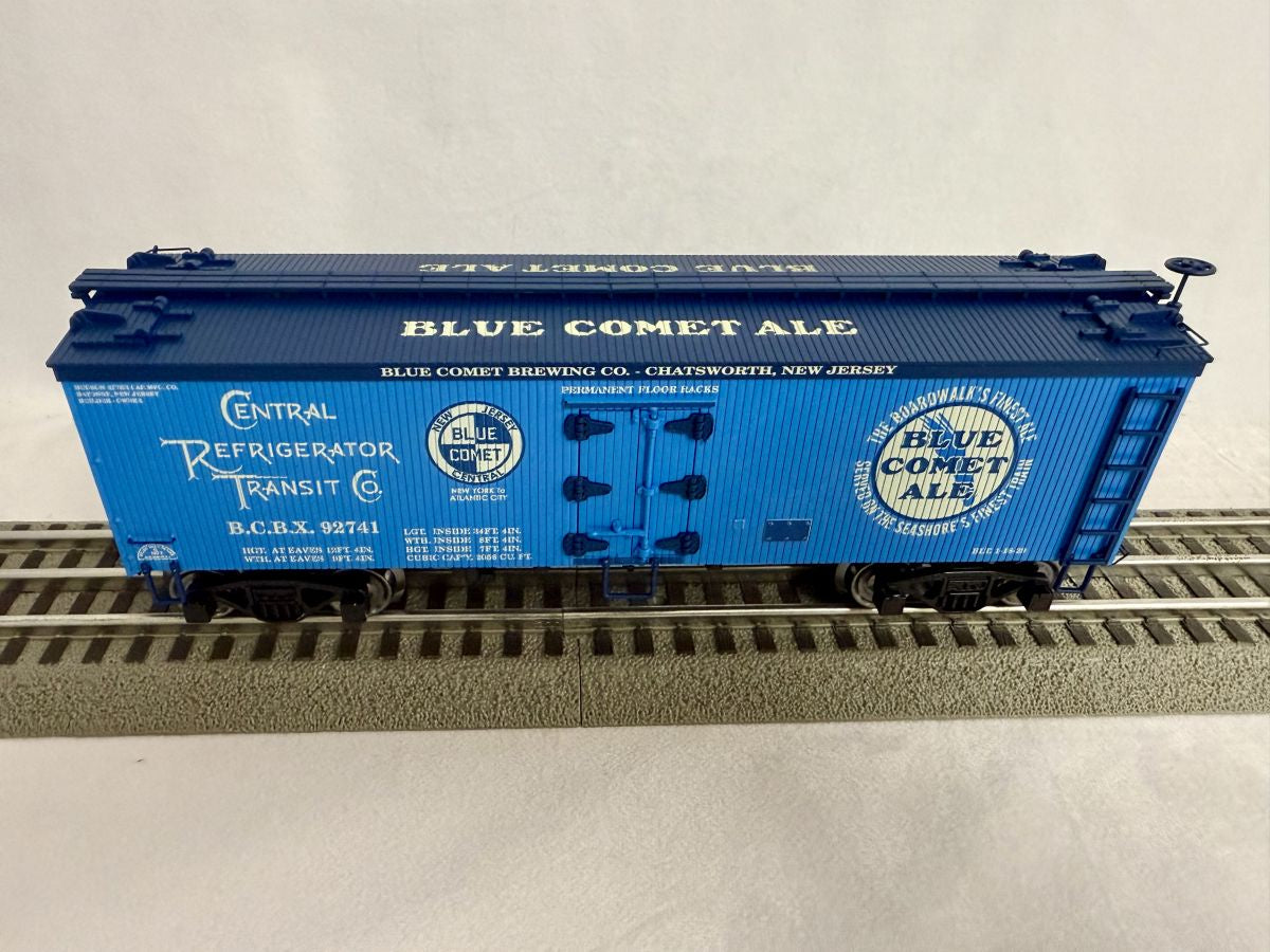 Ready Made Trains O Woodside Reefer Blue Comet Beer #92741