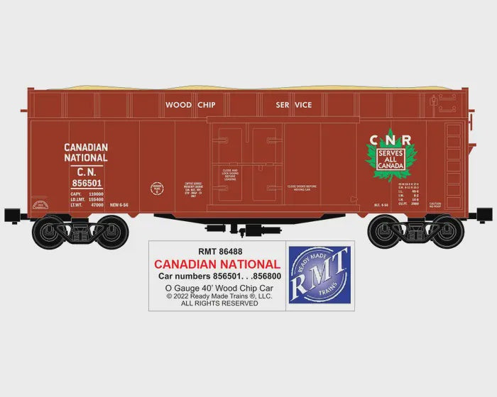 Ready Made Trains 86488 - Woodchip Car - Canadian National (CN)