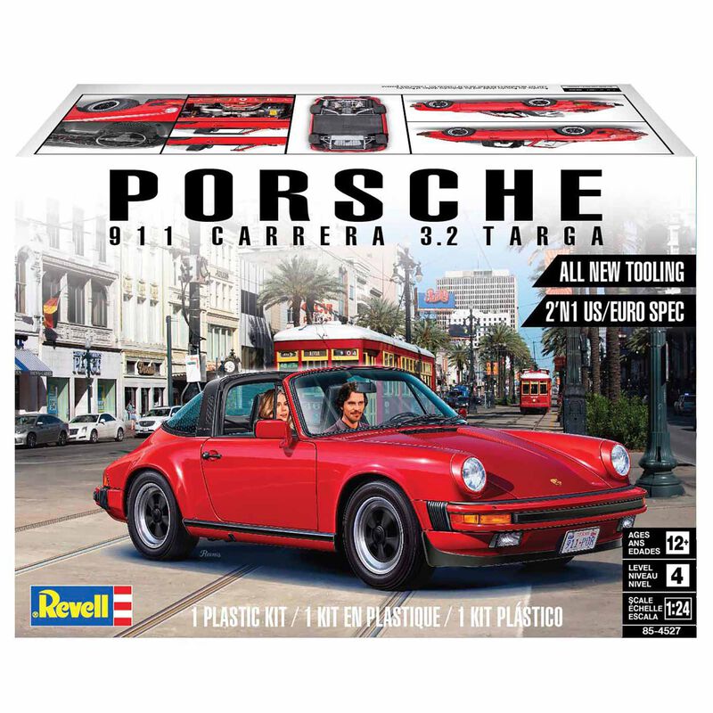 Revell 1/24 Porsche 911 Carrera 3.2 TARGA Plastic Model Kit - RMX854527