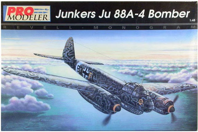 Revell Monogram 85-5948 - 1:48 Junkers Ju 88A-4 Bomber Plastic Model Kit