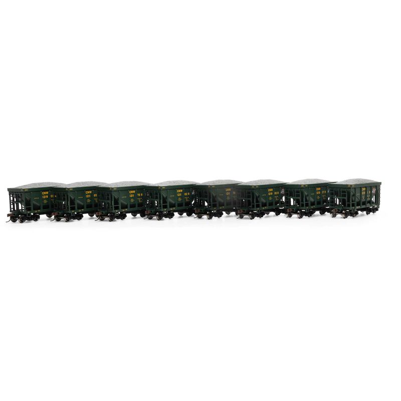 Roundhouse - HO 24' Ore Car w/Load, CNW #121170/121175/121182/121185/121190/121903/121907/121911 (8) - RND-1171