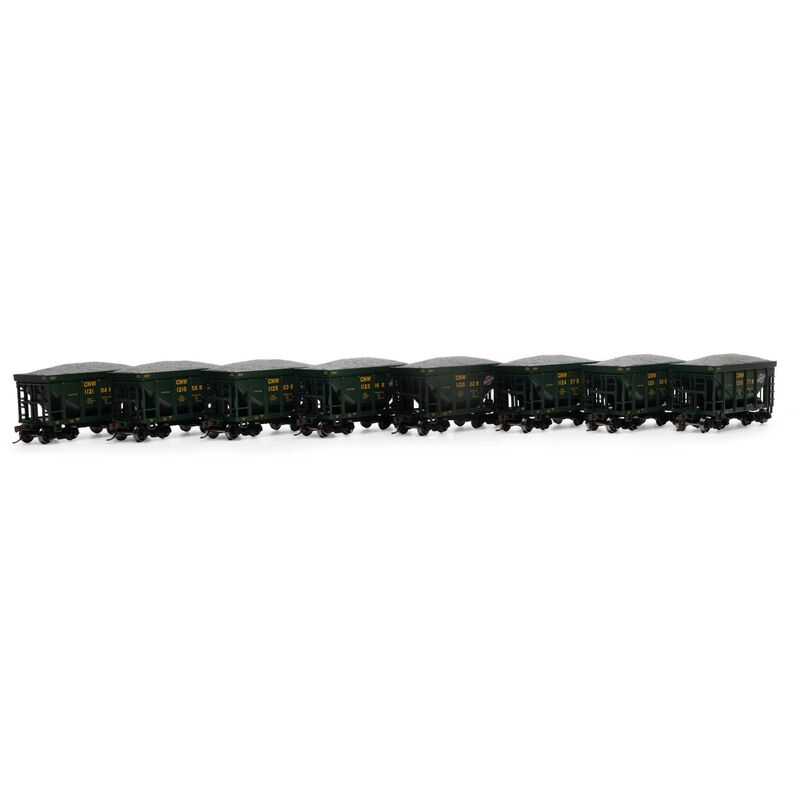 Roundhouse - HO 24' Ore Car w/Load, CNW #112022/112104/112316/112407/112503/121056/121077/121108 (8) - RND-1172