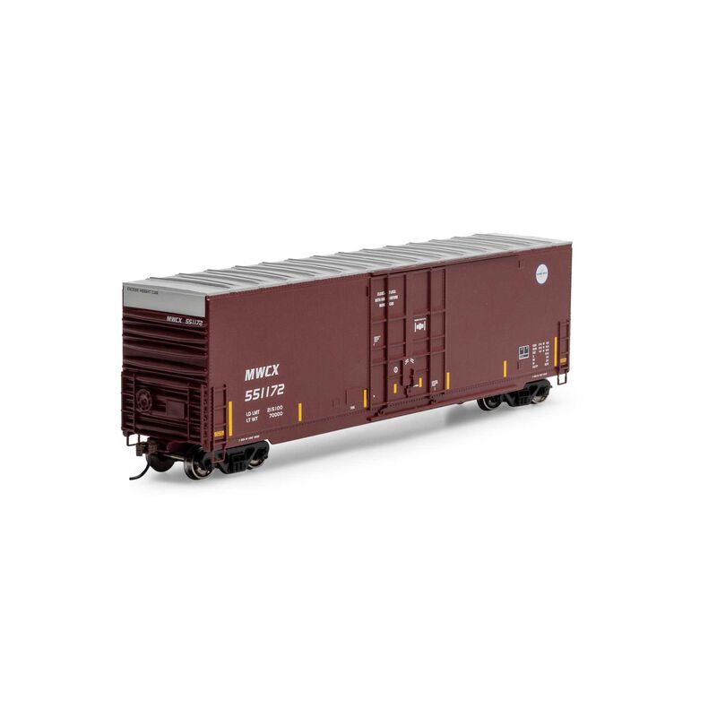 Roundhouse - HO 50' High-Cube Smooth Side Box Car, MWCX #551172 - RND-1181
