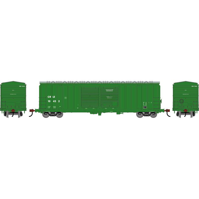 Roundhouse HO 50' FMC 5283 Double Door Box Car, Coe Rail (CRLE) #10432