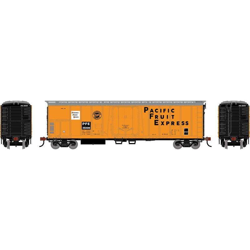 Roundhouse HO 50' Exterior Post Mechanical Reefer, Pacific Fruit Express (PFE) #350019