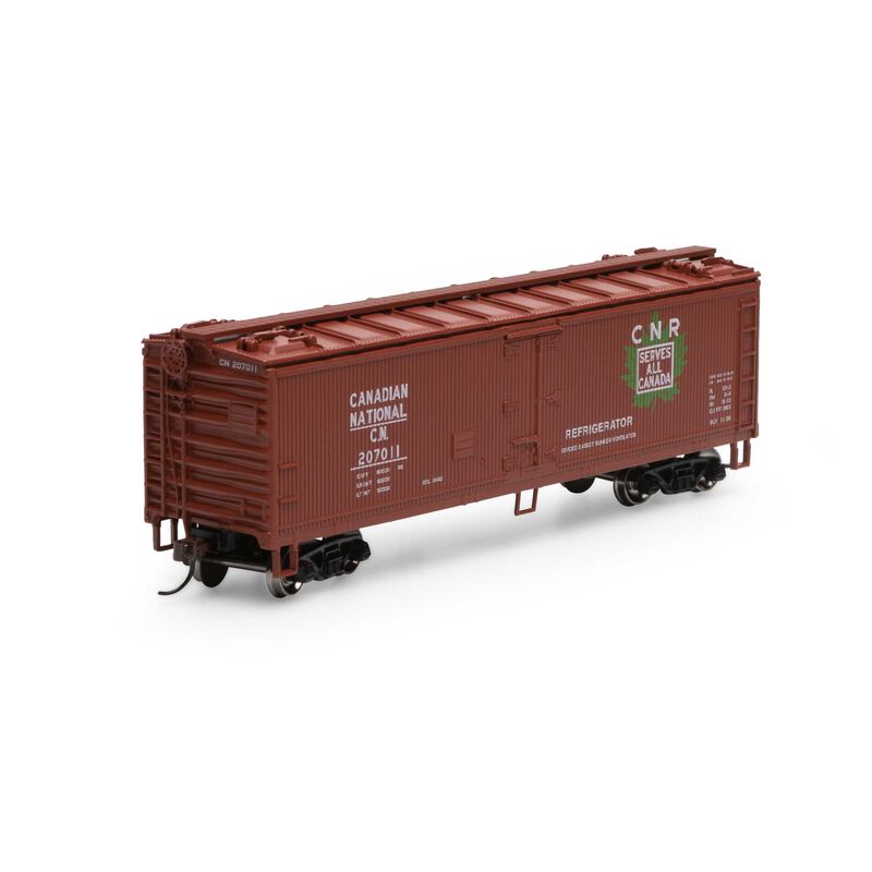 Roundhouse HO 40' Wood Reefer, CN #207011 - RND06800