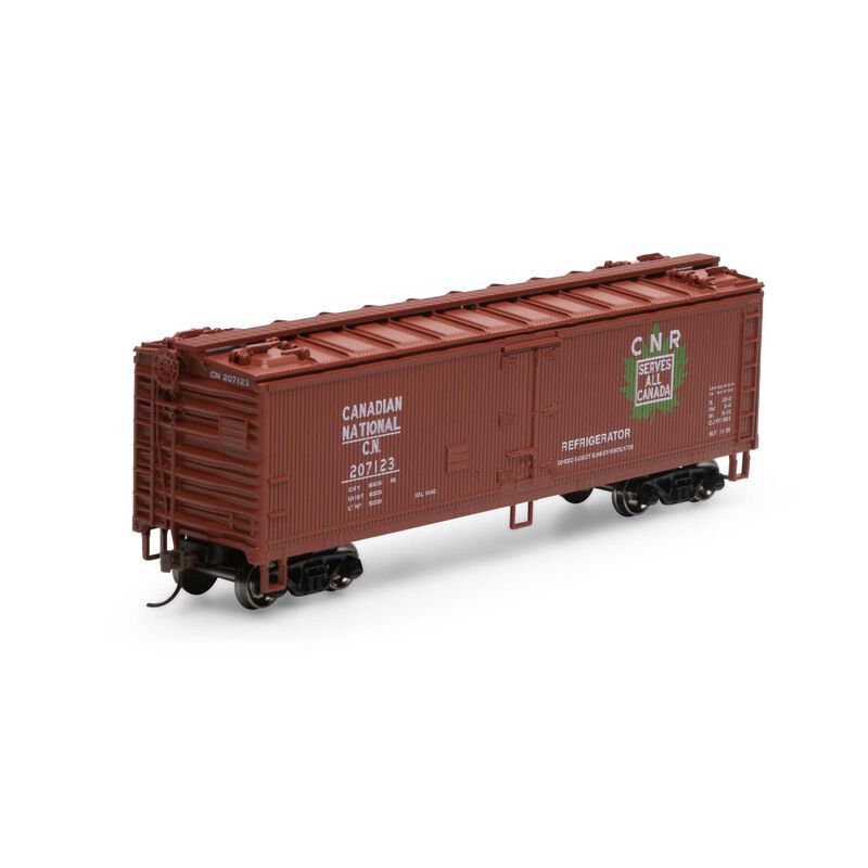 Roundhouse HO 40' Wood Reefer, CN #207123 - RND06802