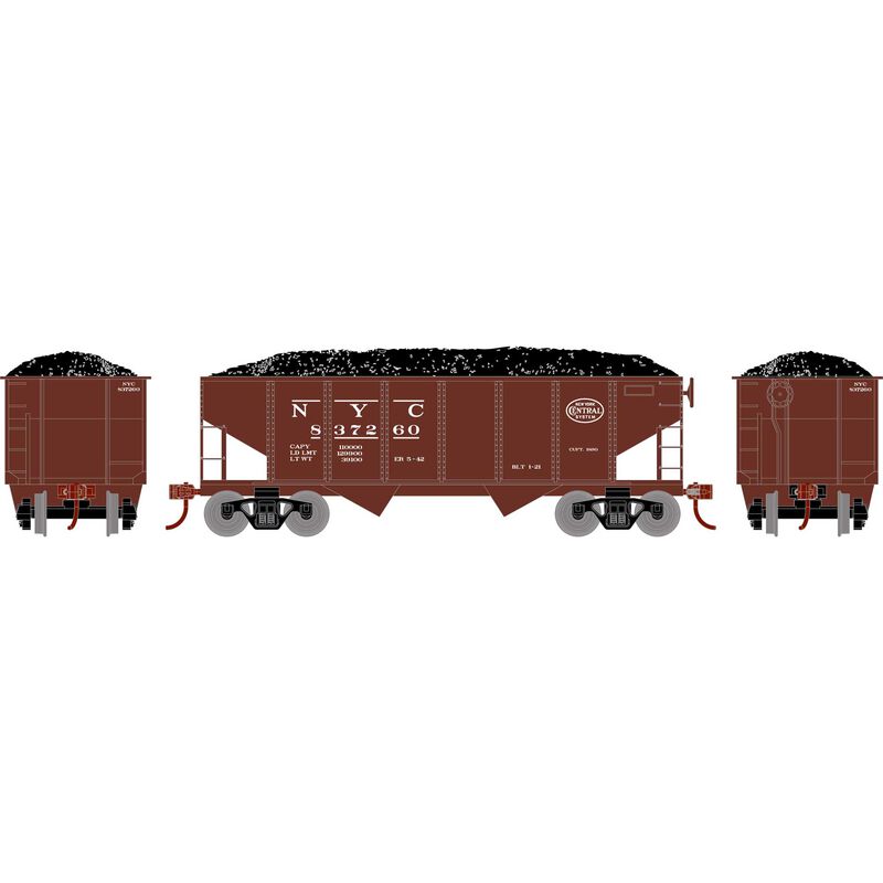 Roundhouse HO 34' Ribbed Hopper, NYC #837260 - RND1025