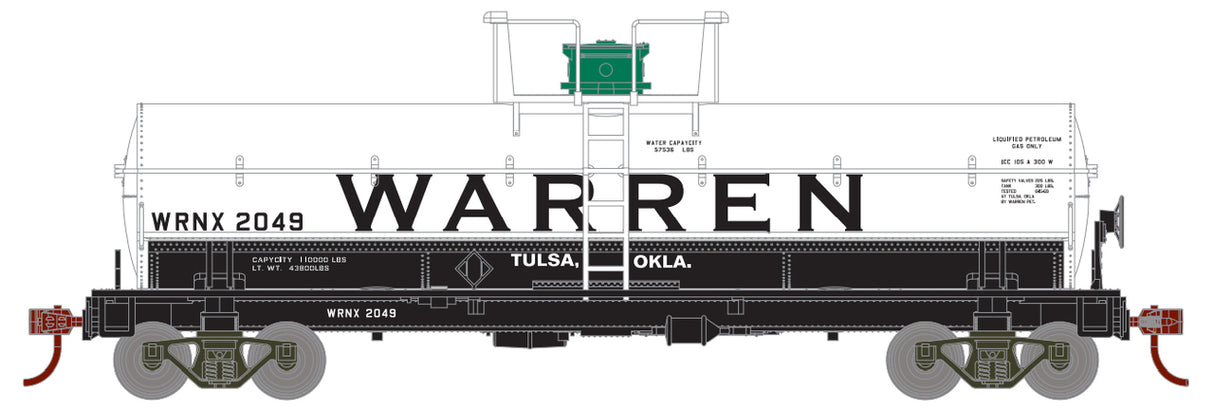 Roundhouse HO Chemical Tank, Warren #2052 - RND1110