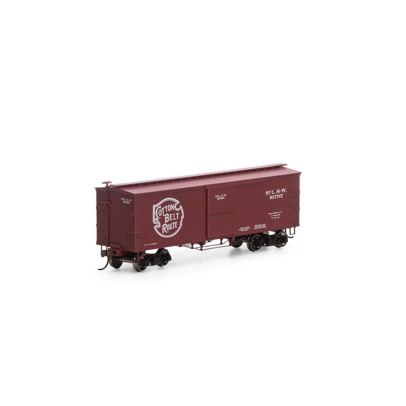 Roundhouse HO 36' Old Time Wood Box, Cotton Belt #16795 - RND1150