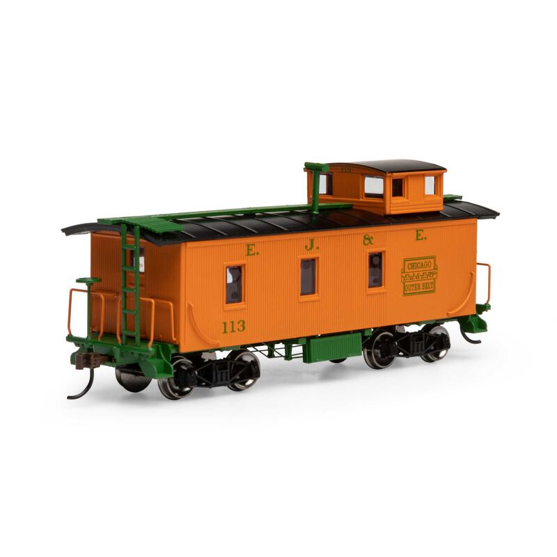 Roundhouse HO 30' 3-Window Caboose, EJ&E #113 - RND11716