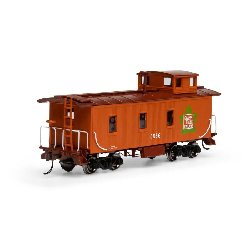 Roundhouse HO 30' 3-Window Caboose, GTW #0956 - RND11718