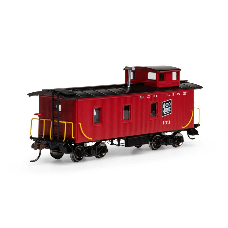 Roundhouse HO 30' 3-Window Caboose, SOO #171 - RND11720