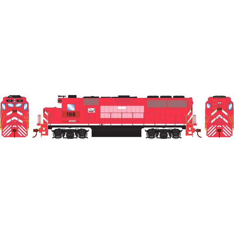Roundhouse HO GP60 w/DCC Decoder, BNSF #198 - RND12638