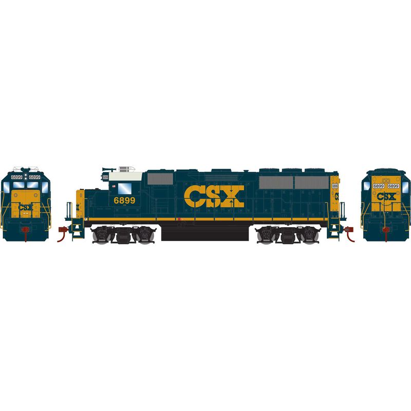 Roundhouse HO GP60 w/DCC Decoder, CSX #6899 - RND12641