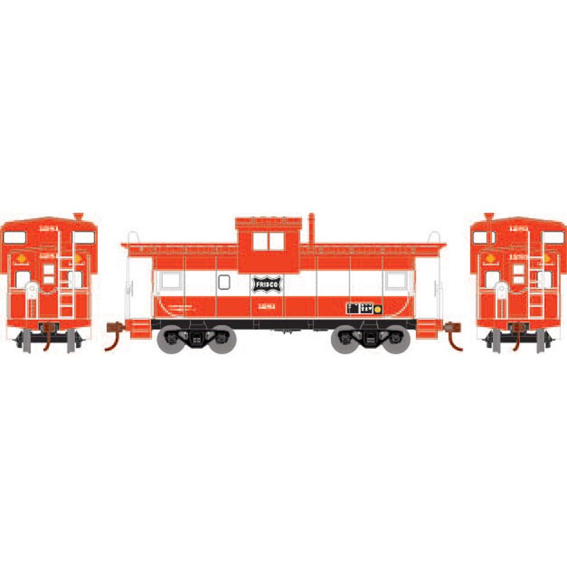 Roundhouse HO Wide Vision Caboose, SLSF #1281 - RND1353