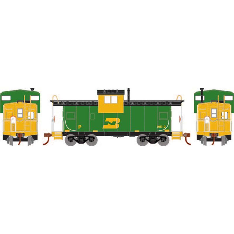 Roundhouse HO Wide Vision Caboose, BN #10513 - RND1354