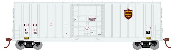 Roundhouse HO 50' Ext Post High Cube Plug Door Box,CDAC #1000 - RND14912