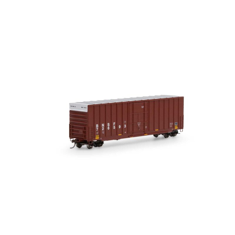 Roundhouse HO 50' Ext Post High Cube Plug Box, BNSF #726593 - RND1511