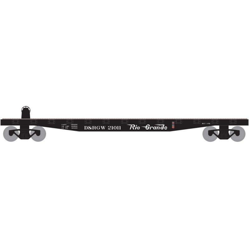 Roundhouse HO 50' Flat w/Stakes, D&RGW #21011 - RND15743