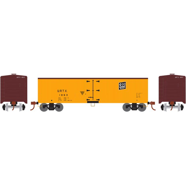 Roundhouse HO 40' Wood Reefer, SOO #1863 - RND1640
