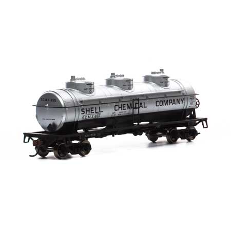 Roundhouse HO 3-Dome Tank, SCMX #655 - RND1716