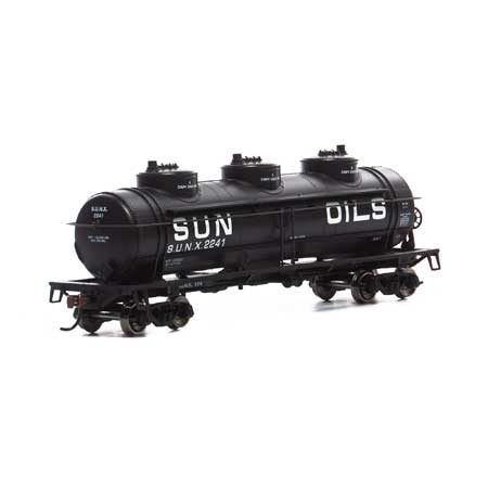 Roundhouse HO 3-Dome Tank, SUNX #2241 - RND1720