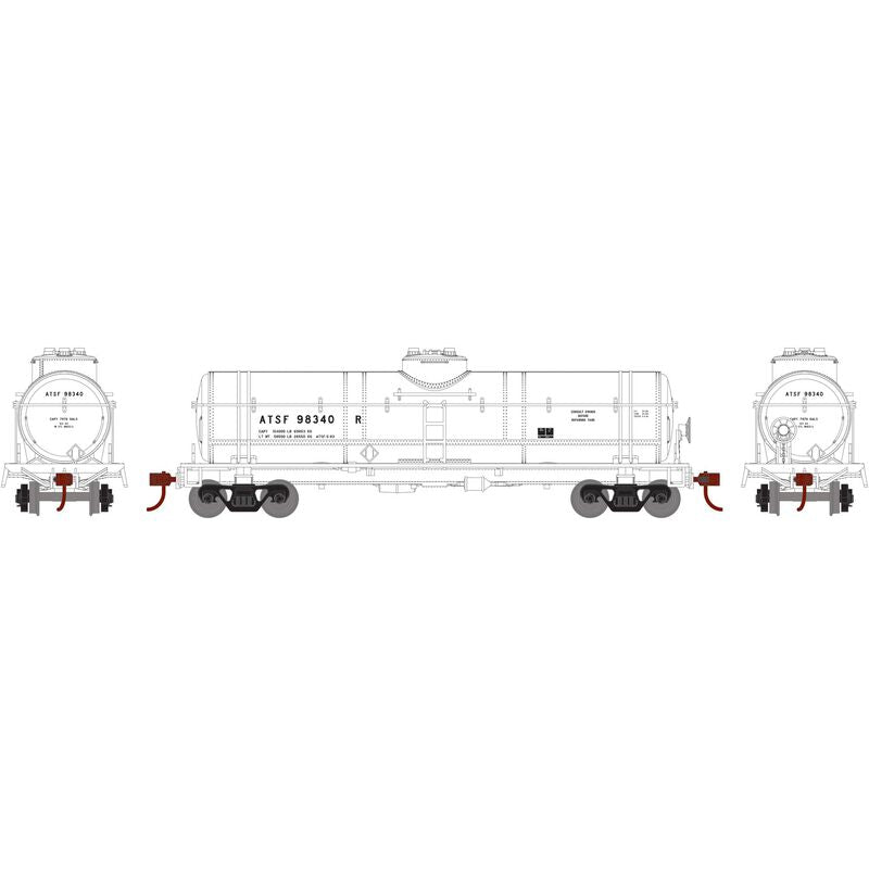 Roundhouse HO 1-Dome Tank, ATSF #98340 - RND2156