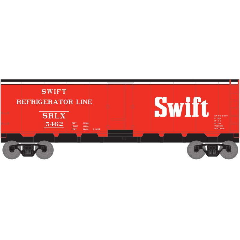 Roundhouse HO 40' Steel Reefer, Swift #5462 - RND2267