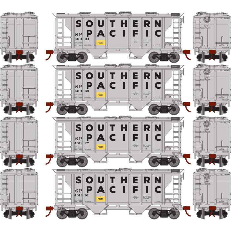 Roundhouse HO PS-2 2003 2-Bay Covered Hopper, SP (4) - RND2309