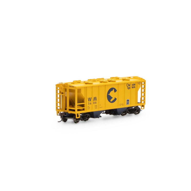 Roundhouse HO PS-2 2003 2-Bay Covered Hopper,Chessie/WM #5608 - RND2393