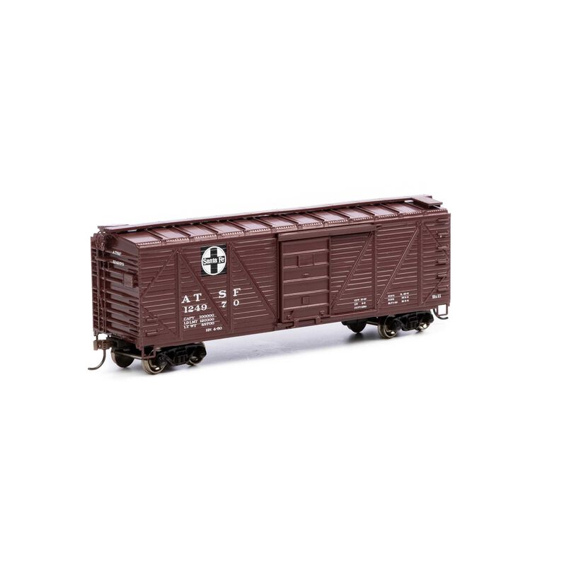Roundhouse HO 40' Ribbed Wooden Box, SF #124970 - RND2880