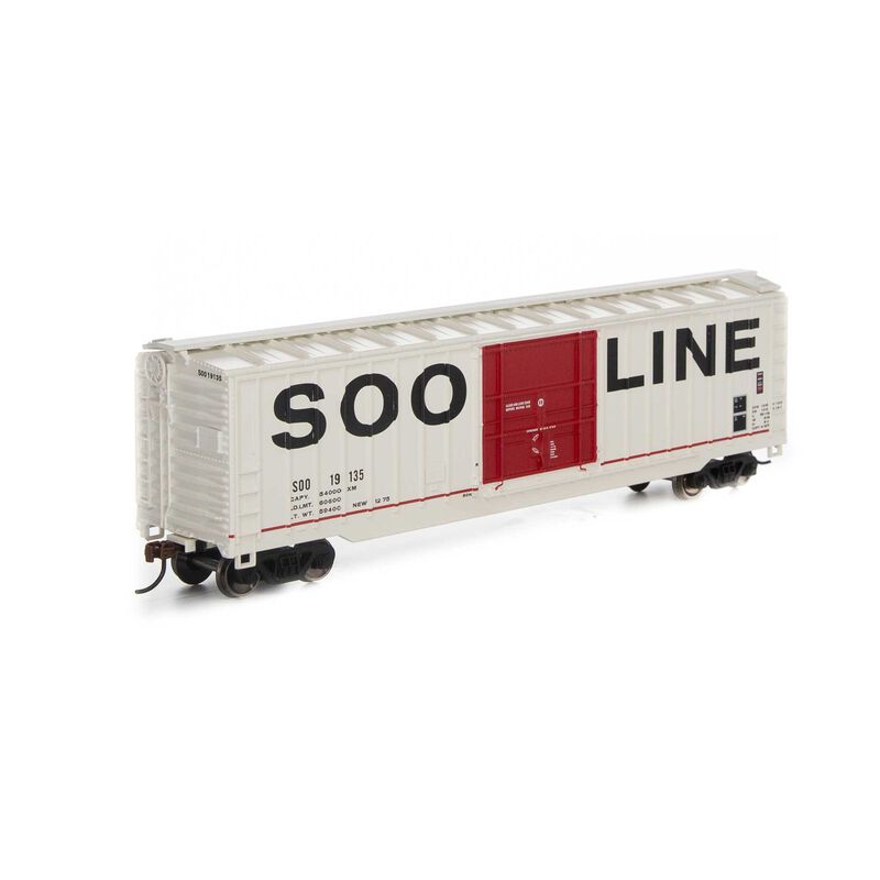 Roundhouse HO 50' OB Plug Door Box, SOO #19135 - RND40148