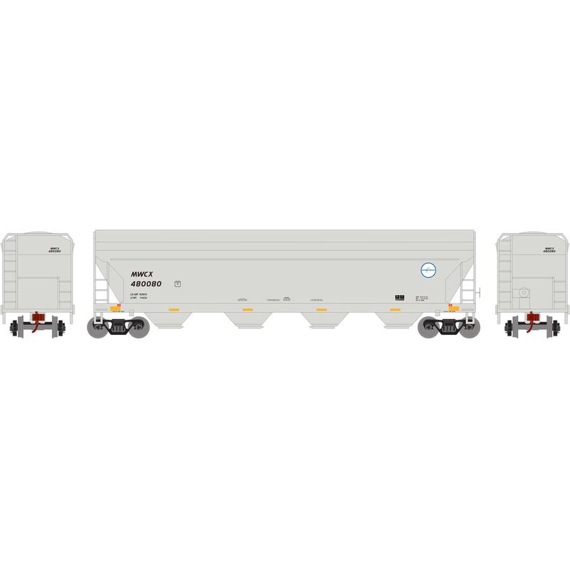Roundhouse HO ACF 5250 Centerflow Hopper, MWCX #480080 - RND7233