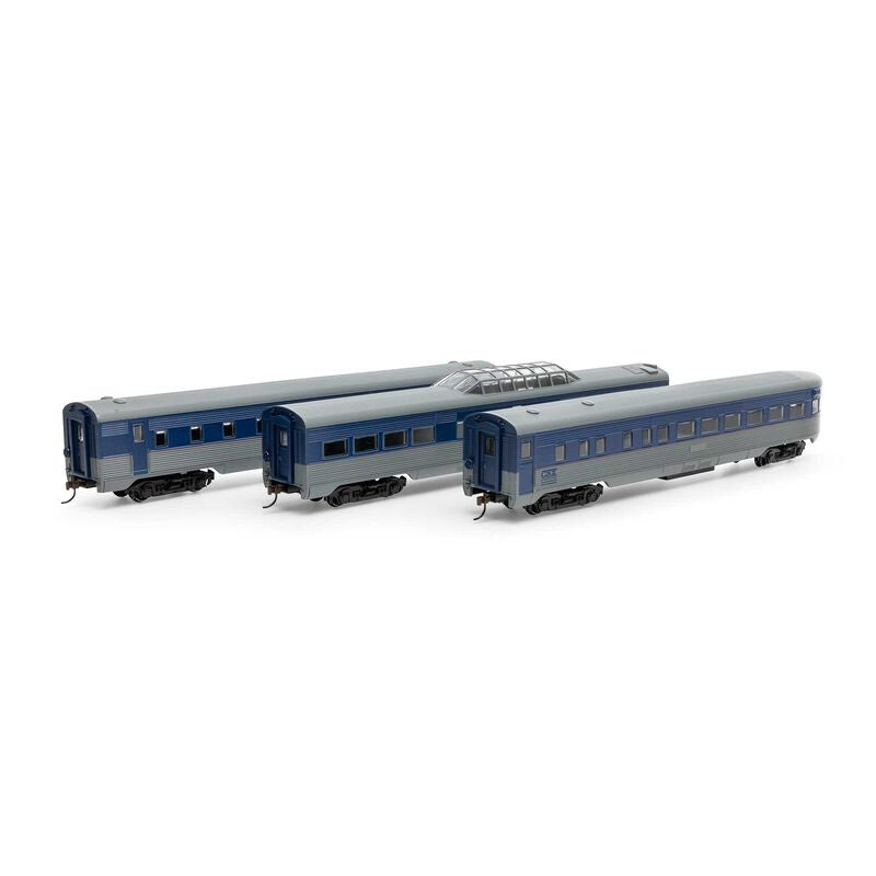 Roundhouse HO Streamline Passenger Cars, CSXT (3) - RND79125
