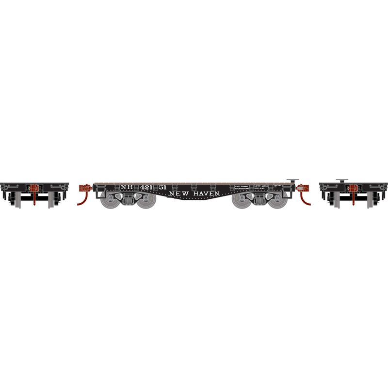 Roundhouse HO 30' Old Time Flat, NH #42151 - RND84488