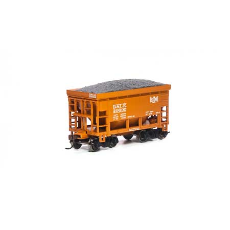 Roundhouse HO 24' Ribbed Ore Car w/Load, B&LE #20002 - RND87131