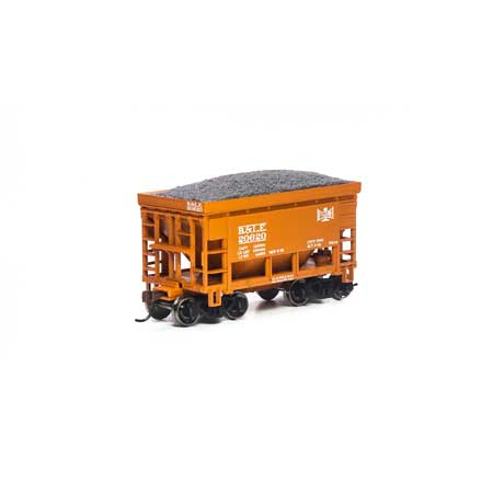 Roundhouse HO 24' Ribbed Ore Car w/Load, B&LE #20620 - RND87132