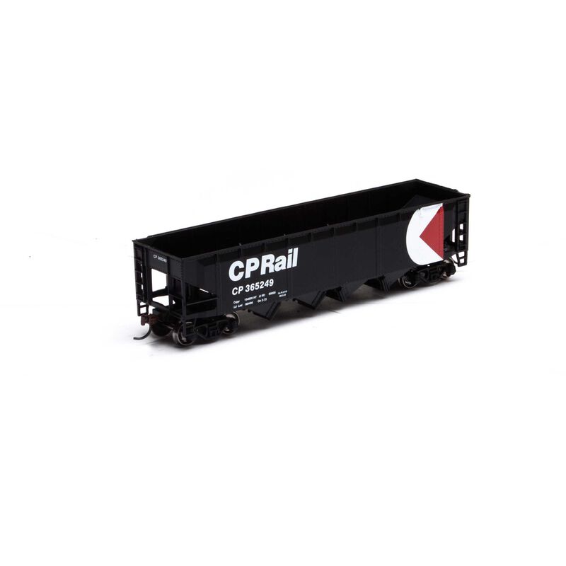 Roundhouse HO 40' 4-Bay Offset Hopper w/Coal Load,CPR #365249 - RND88012