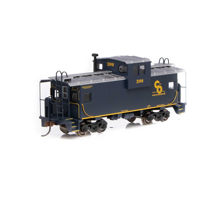 Roundhouse HO Wide Vision Caboose, C&O #3198 - RND90159