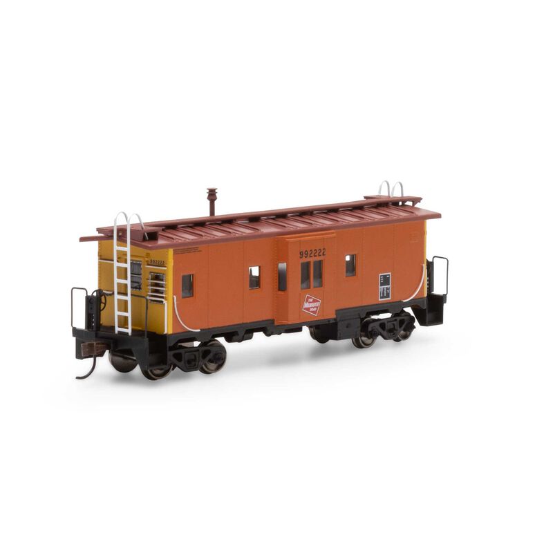 Roundhouse HO Bay Window Caboose, MILW #992222 - RND90199
