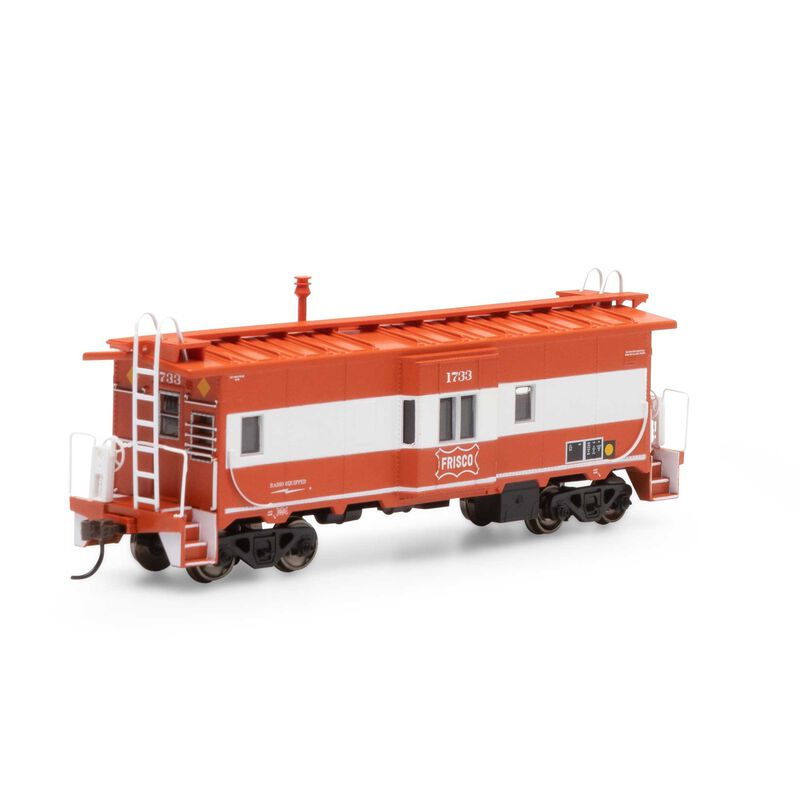 Roundhouse HO Bay Window Caboose, Frisco #1733 - RND90267