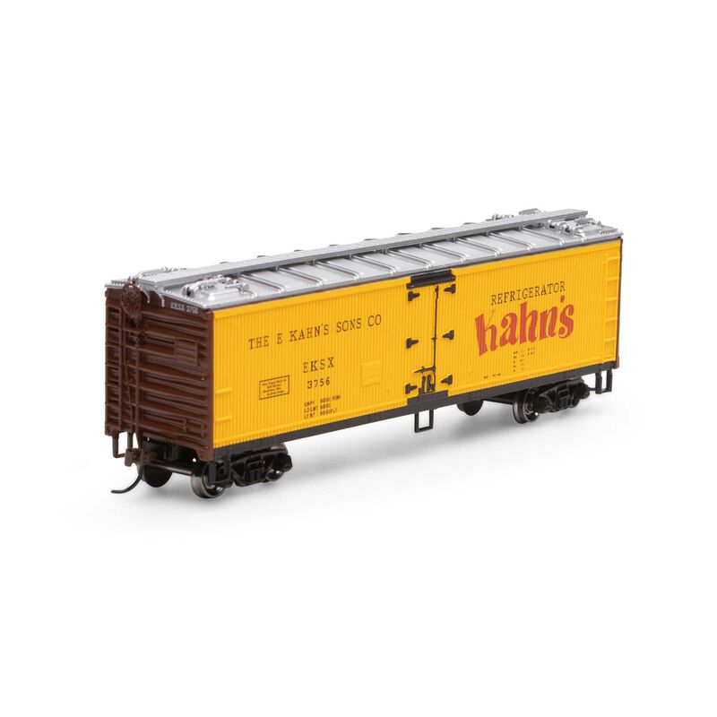 Roundhouse HO 40' Wood Reefer, EKSK #3756 - RND98497