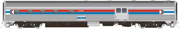 Rapido Trains HO Budd Baggage Dorm, AMTK #1534 - RPI114026